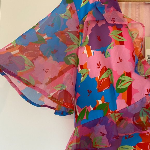 Never Fully Dressed: Saskia Ruffle Midi Dress | size 10 - Picture 7 of 10